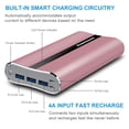 thumbnail image 5 of PowerMaster Portable Charger 20000mAh Power Bank Total 5.8A Output 3-USB Ports Rose Gold, 5 of 9