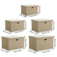 YruYptpaln Foldable Storage 12.5x9.4x7 Inch Storage Cubes Containers