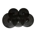 thumbnail image 2 of Xuanheng 5 Pieces Low Volume Cymbals Pack Alloy Drummer Practicing for Rehearsal Room Black, 2 of 8