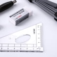 thumbnail image 3 of Bingirl 8-Piece Math Tool Set with Geometry Compass, Ruler, Triangle, Protractor, Eraser, 3 of 5