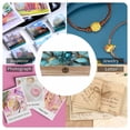 thumbnail image 5 of 7.9×2.3 In Wooden Boxes Durable Easy To Use Dustproof Prevent Slippery Delicate And Cabinet Teal Gold Marble, 5 of 8