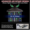 thumbnail image 2 of TRAHOO-Rainfall Shower Head - 8 Inch Large Overhead Rain Showerhead with Pressure Boosting High Flow - Oil-Rubbed Bronze 2.5 GPM, 2 of 4
