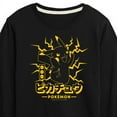 thumbnail image 3 of Pokémon - Pikachu Lightning - Youth Long Sleeve Graphic T-Shirt, 3 of 5