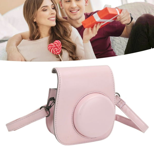 Funda Protectora Para Mini Cámara, Kit de Cámara Mini 12, Bolsa de Cámara de Pu Con 10 Marcos de Fotos Colgantes para Mini 12, Bolsa para Mini Cámara Con Correa para el Hombro