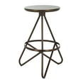 thumbnail image 2 of SAFAVIEH Galexia Mid-Century Retro Metal Counter Stool, Antique Copper, 2 of 9