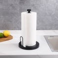 thumbnail image 6 of HDS Paper Towel Holder Free Standing,One-Handed Kitchen Tear Paper Towel Stand Bathroom Paper Towel Holder Stainless Steel, Black, 6 of 6