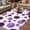 Purple, variant on Pin Polka Dots Outdoor Rug for Patio/Deck/Porch, Non-Slip Large Area Rug 5 x 7 Ft, Modern Abstract Art Indoor Outdoor Rugs Washable Area Rugs, Reversible Camping Rug Carpet Runner