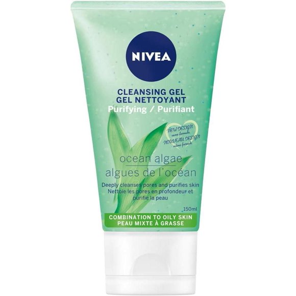 NIVEA Purifying Cleansing Gel for Combination to Oily Skin, 150 ml