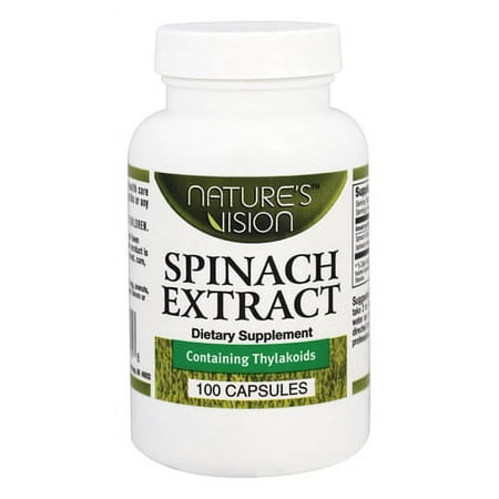 Natures Vision Spinach Extract, 100 Ct