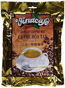 NineChef Bundle - Vinacafe Instant Coffee 3 in 1 Mix + 1 NineChef Brand Long Handle Spoon