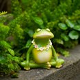 thumbnail image 2 of Teissuly Outdoor Frog Figurine Decor, Funny Lazy Frog Garden Statues Yard Holiday Decorations, Unique Yart Art Outdoor Lawn Ornament for Outside Pond Pool Patio Front Porch Backyard Teissuly WER202309200201, 2 of 7