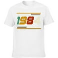 thumbnail image 2 of Graphic Birthday Gift Short Sleeved Old Born in 1984 Shirt 40th Birthday Summer T-shirt Retro Vintage 1984 Tshirt, 2 of 5