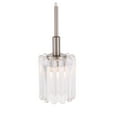 thumbnail image 4 of Woodbridge Lighting Candice 5-Light Glass Cluster Pendant in Nickel, 4 of 5