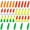 Mixed 7 Colors-35pcs, variant on Peg Floats Fishing Bobbers, Foam Cigar Fishing Floats Bobbers Catfish Floats Slip Fishing Cork Bobbers with Pipe Plug for Catfish Santee Rig Freshwater Saltwater Fishing