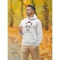 thumbnail image 2 of Hipster Panda. Hoodie Men -Image by Shutterstock, Male Medium, 2 of 4