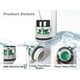 thumbnail image 3 of Toilet Flush Valve Two Piece Toilet Flush Replacement Kit Toilet, 3 of 5