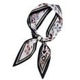 thumbnail image 2 of Lilgiuy Women's Satin Silk Feels Formal Square Neck Scarf Hair Wrapped Mother's Day Gift 2022 Fall Winter, 2 of 3