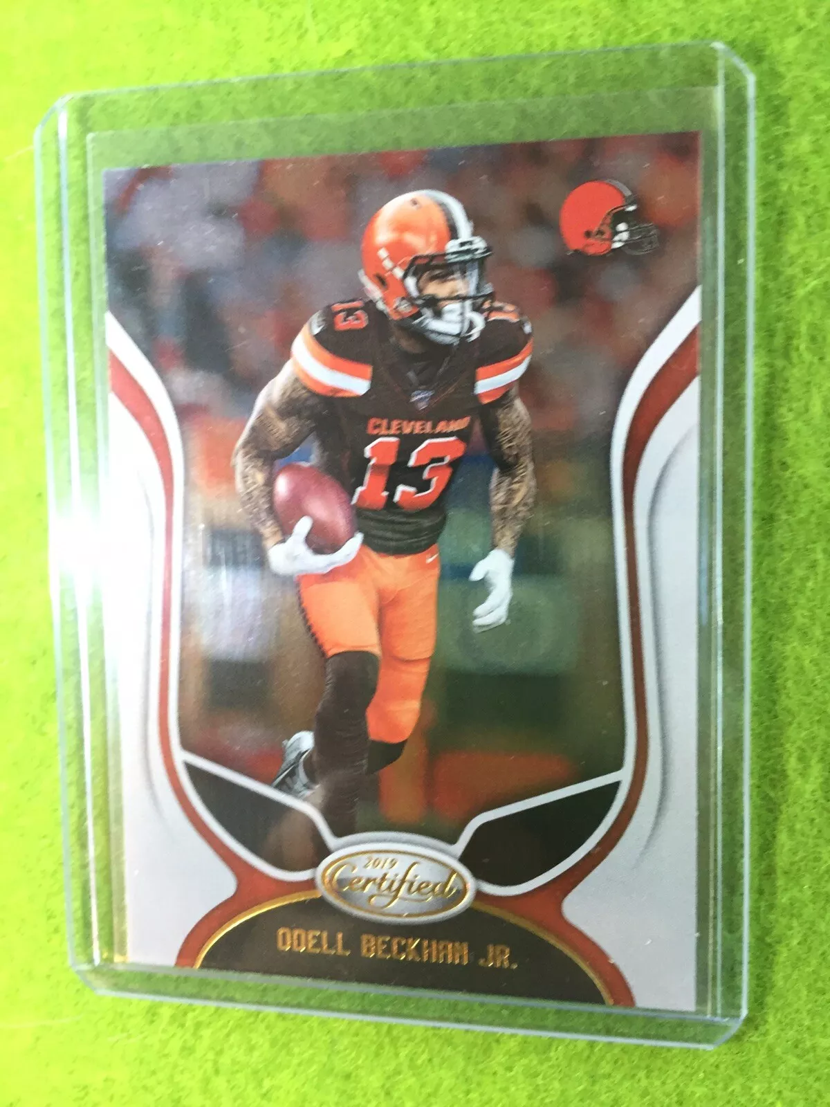 ODELL BECKHAM JR CARD JERSEY #13 CLEVELAND BROWNS FOOTBALL 2019 Panini Certified