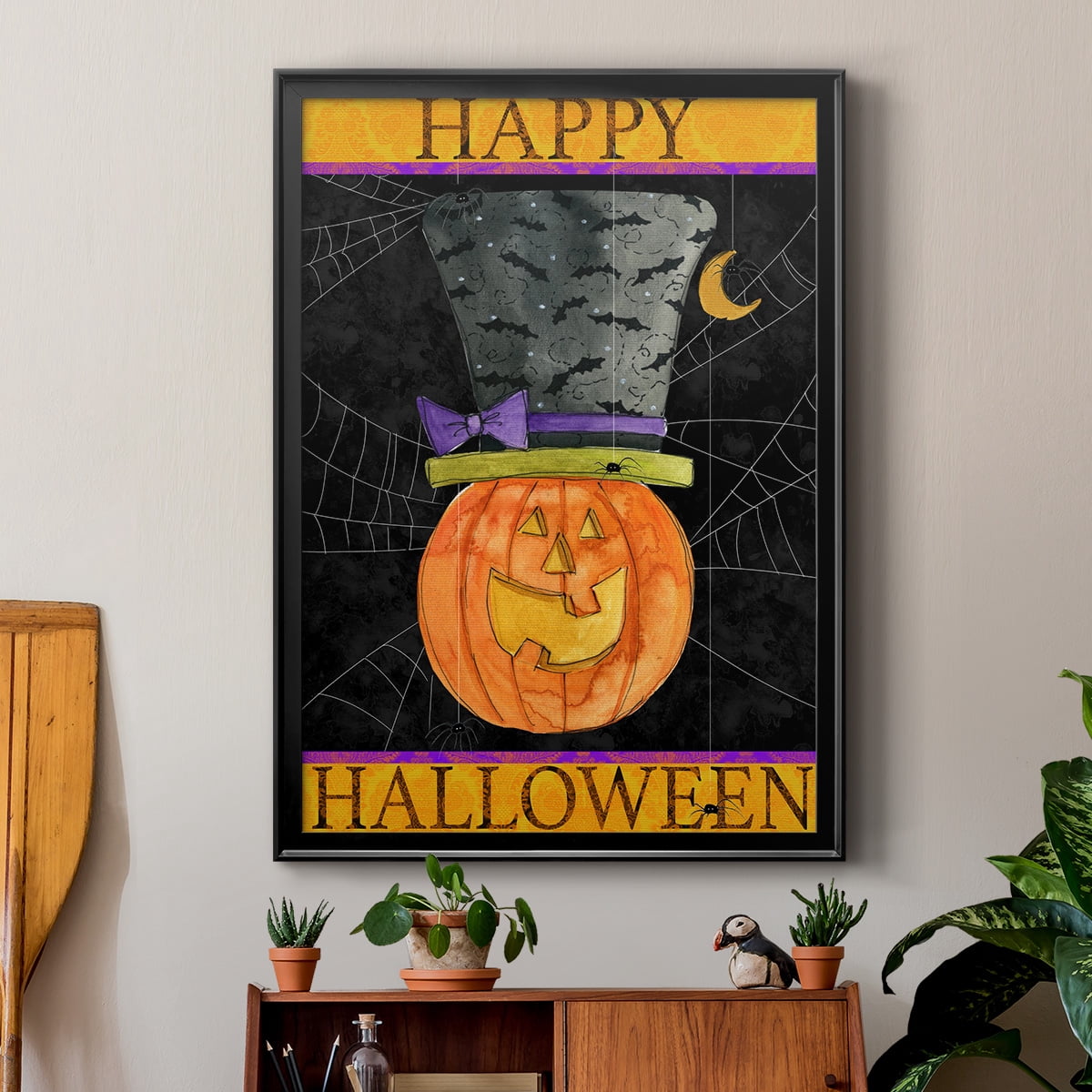 Happy Halloween Premium Classic Framed Print - Ready to Hang