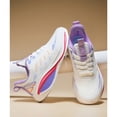 thumbnail image 6 of CANEMON Men's Lightweight Breathable Lace-Up Walking Sneakers, White/Purple, Size 5, 6 of 8