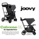 thumbnail image 3 of Joovy Caboose UL Sit and Stand Double Stroller with Bench Seat and Standing Platform, Plentiful Storage, Auto-Lock Quick-Fold, and Extended Sun Canopy, Jet, 3 of 5