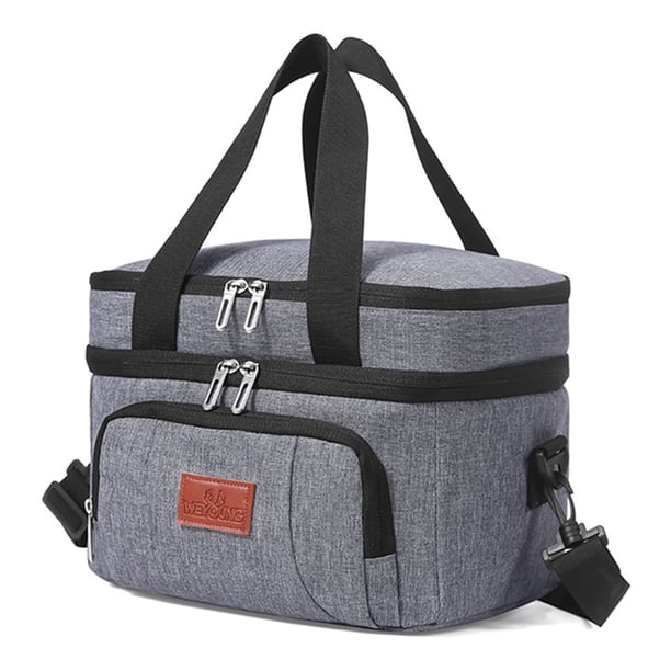 Bolsa de entrega de alimentos con aislamiento de doble capa de 11 l Bolsa de comestibles con aislamiento impermeable