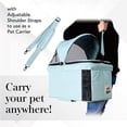 thumbnail image 3 of IBIYAYA 3-in-1 Tri-Fold Pet Carrier, Spearmint, 33 lb Limit, 3 of 7
