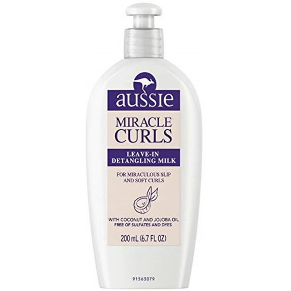 Aussie Leave-In Detangling Milk Miracle Curls 6.7 oz (Pack of 3)