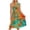 Green, variant on Casual Summer Dresses for Women Crew Neck Sleeveless Midi Dress Wide Strap Floral Dresses with Pockets Sun Dress