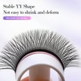 thumbnail image 3 of Qeelasee YY Eyelash Extension 0.07mm Mink Black Y Shape Lash Natural Volume Individual False Eyelash Supplies D Curl 7-13mm, 3 of 9