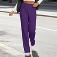 thumbnail image 7 of Tauxra Linen Pants for Women High Waisted Wide Leg Drawstring Elastic Waist 4 Pockets Casual Comfortable Flowy Summer, 7 of 7