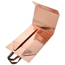 Masteelf Foldable Gift Box Gift Packaging Paper Box Decorative Gift Boxes Keepsake Boxes Proposal Box Empty Gift Wrapping Box Folding Adhesive Gift Boxes
