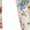 off-white, variant on Womens High Waist Floral Wide Leg Pants Casual Loose Flowing Palazzo Pants Summer Vacation Outfit