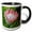 Black/White, variant on 3drose, Africa, South Africa, Cape Town. King Protea Flower Close-up., 15oz Mug