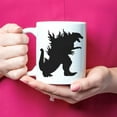 thumbnail image 4 of Godzilla Mug, Dinosaur, Monster, Godzilla, 11 Oz Novelty Coffee Mug/Cup, White, 4 of 5