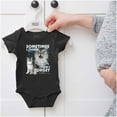 thumbnail image 5 of Funny Cat I Think Then I Forget Joke Romper Boys or Girls Infant Baby Brisco Brands NB, 5 of 6