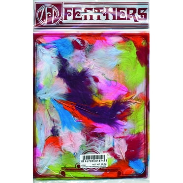 Zucker Feather Products Loose Turkey Marabou Mix Dyed Mix - 1-4" - Assorted Mix