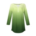 thumbnail image 4 of SwiftWear Tees for Women Trendy Fashion Round-Neck Half Sleeves T Shirt Gradient Color Casual Loose Basic Tops, 4 of 5