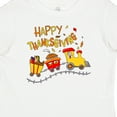 thumbnail image 4 of Inktastic Happy Thanksgiving Turkey Train with Food Boys or Girls Baby T-Shirt, 4 of 5