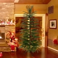 thumbnail image 6 of 3' Pre-Lit Green Cypress Artificial Christmas Potted Tree with 100 Warm White Twinkle LED Lights, by lajdalh, 6 of 8