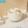 thumbnail image 2 of Lolocor Desk Pencil Pen Holder, 360 Degree Spinning, Beige, 5 Count, 2 of 7