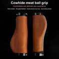 thumbnail image 3 of Stylish Durable Leather Biking Accessories with Improved Control and Comfort Grip Anti-slip Easy Installation, 3 of 5