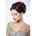 thumbnail image 5 of RV 6 piezas-pinza de pelo de flores para mujer, accesorios para el cabello de boda con flores rosas, pinza para el pelo de bailarina de Flamenco, accesorio de boda hecho a mano para fiesta brillar Electrónica, 5 of 5