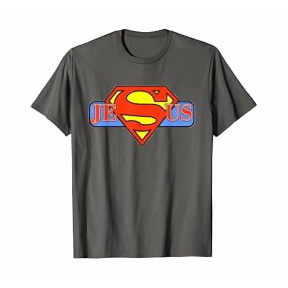 Vesco tshirt My Superhero is Jesus, faith love god shirt T-Shirt