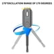thumbnail image 4 of Rechargeable Motorcycle Helmet Wiper Universal Waterproof helmet windshield wiper Compatible with most visor, 4 of 5