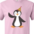 thumbnail image 4 of Inktastic Cute Penguin, Baby Penguin, Penguin with Party Hat T-Shirt, 4 of 5