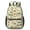 Tractor and Leaves, variant on Tractor and Sheds Cream Pattern 17" School Backpacks for Teens,Waterproof Oxford Fabric,S-Shape Padded Straps for School,Travel,Hiking,Camping