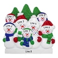 thumbnail image 5 of Personalized Family of 7 Snowman Christmas Ornament 2024 - Our First Christmas Together Decoration, 5 of 10