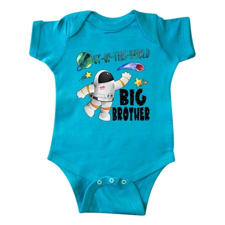 

Inktastic Out of this World Big Brother Astronaut in Space Gift Baby Boy Bodysuit