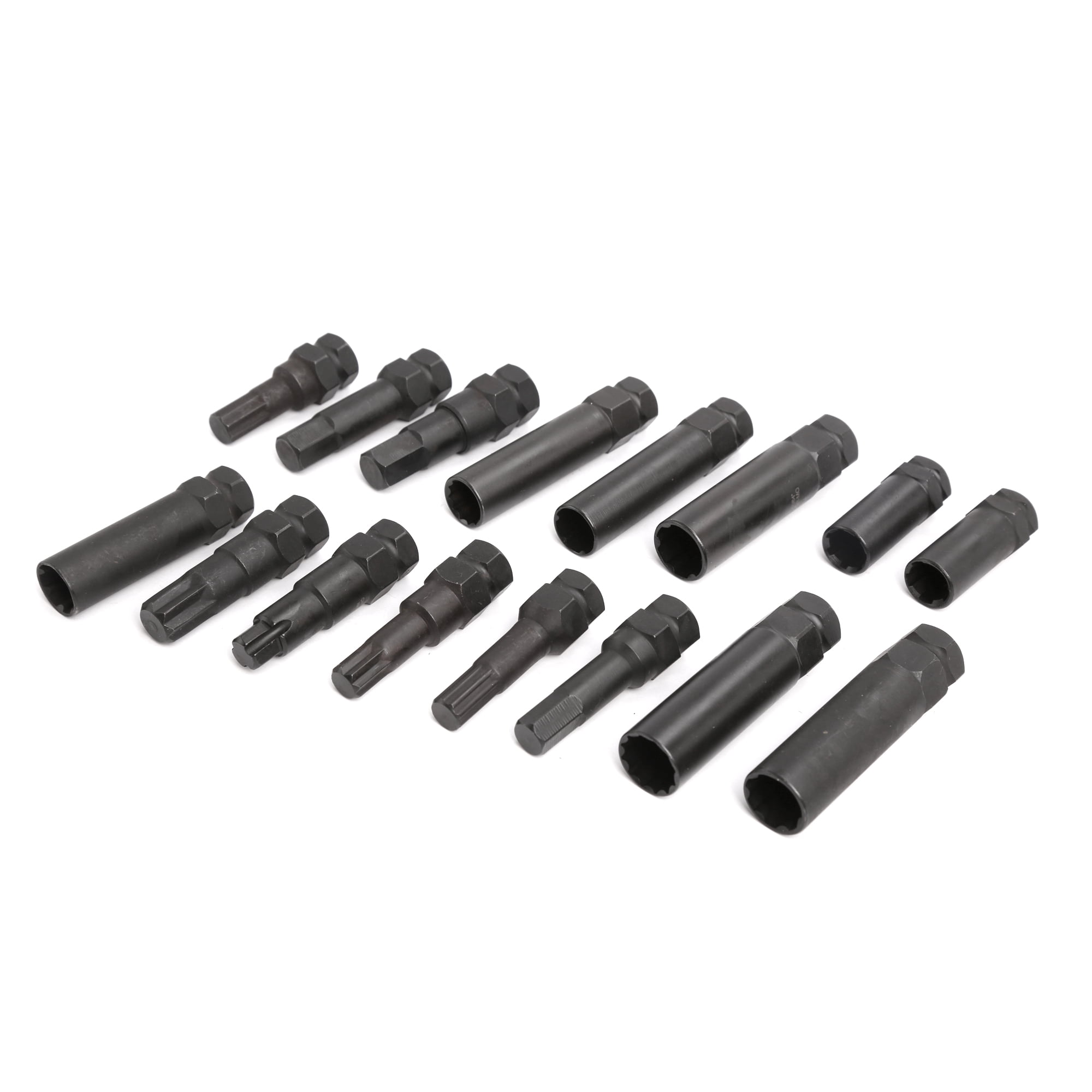 WINMAX AUTOMOTIVE TOOLS Black Locking Lug Nut Master Key Set Spline Star /Hex Style /Thin Wall / Long Lug Key